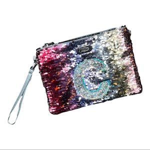 Justice C Monogrammed Wristlet